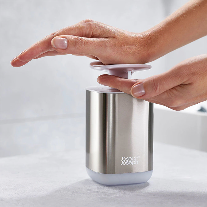 Joseph Joseph Presto Steel Hygienic Soap Dispenser - 70532  Profile Large Image