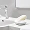 Joseph Joseph Slim Compact Soap Dish - White/Grey - 70511  In Bathroom Large Image