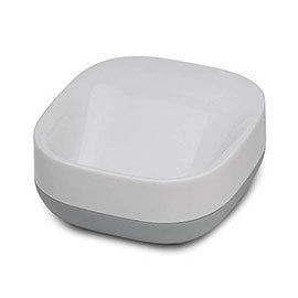 Joseph Joseph Slim Compact Soap Dish - White/Grey - 70511 Medium Image