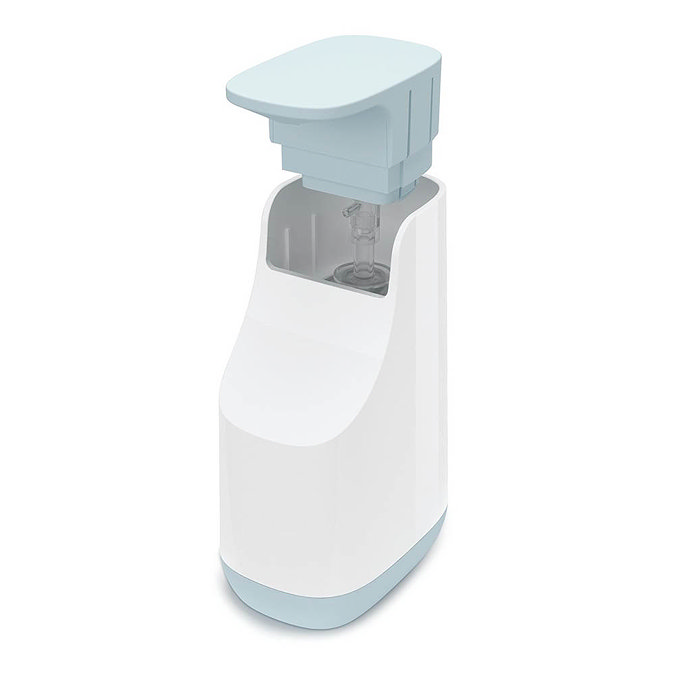 Joseph Joseph Slim Compact Soap Dispenser - White/Blue - 70503  Feature Large Image