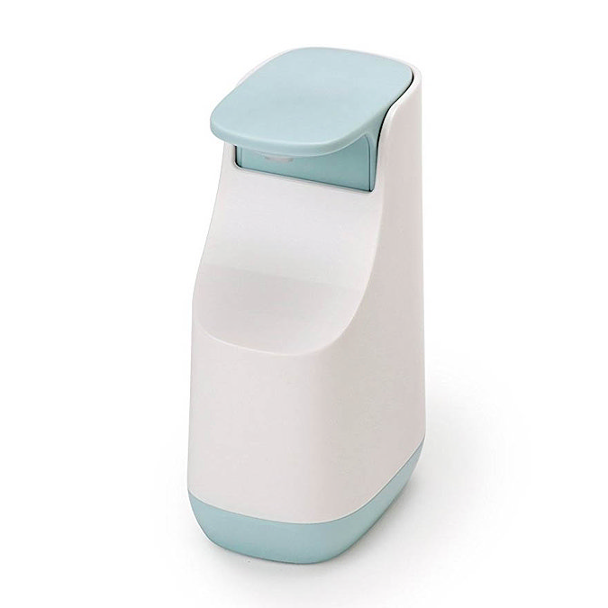 Joseph Joseph Slim Compact Soap Dispenser - White/Blue - 70503 Large Image