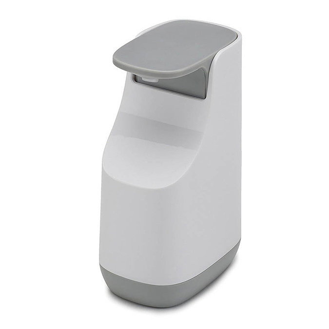 Joseph Joseph Slim Compact Soap Dispenser - White/Grey - 70512 Large Image