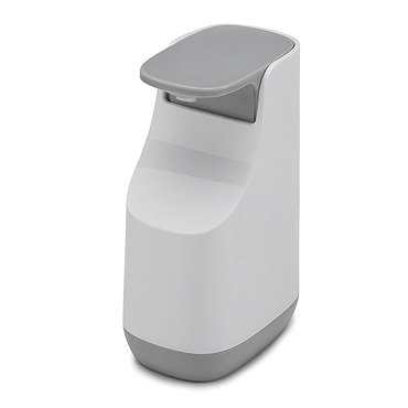 Joseph Joseph Slim Compact Soap Dispenser - White/Grey - 70512  Profile Large Image