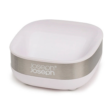 Joseph Joseph Slim Steel Compact Soap Dish - 70533  Profile Large Image