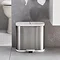 Joseph Joseph Split 6L Stainless Steel Bathroom Recycling Bin - 70520  additional Large Image