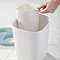 Joseph Joseph Split Bathroom Waste Separation Bin - White/Blue - 70505  Feature Large Image