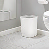 Joseph Joseph Split Bathroom Waste Separation Bin - White/Grey - 70514  In Bathroom Large Image
