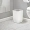 Joseph Joseph Split Bathroom Waste Separation Bin - White/Grey - 70514  In Bathroom Large Image