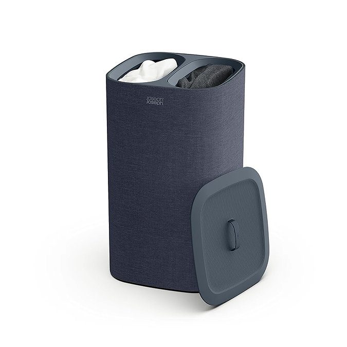 Joseph Joseph Tota 60L Laundry Separation Basket - Carbon Black