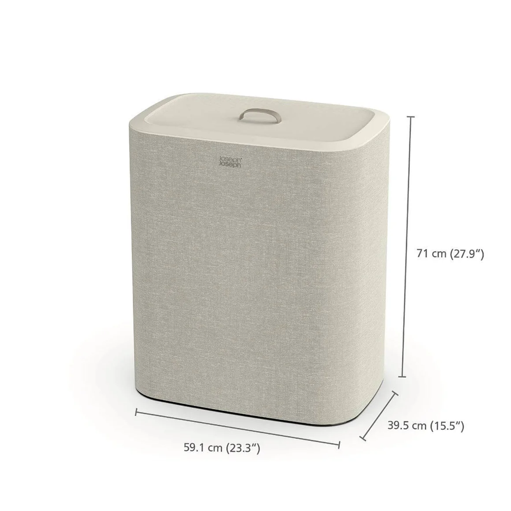 Joseph Joseph Tota 90L Laundry Separation Basket - Ecru
