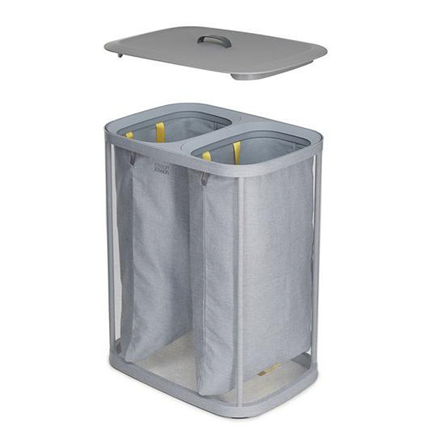 Joseph Joseph Tota 90L Laundry Separation Basket Grey