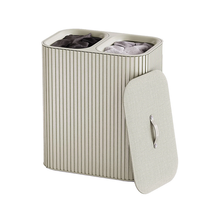 Joseph Joseph Tota Luxe 90L Laundry Separation Basket - Ecru