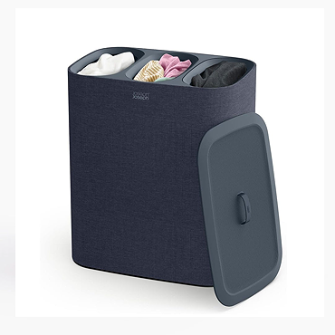 Joseph Joseph Tota Trio 90L Laundry Separation Basket - Black  