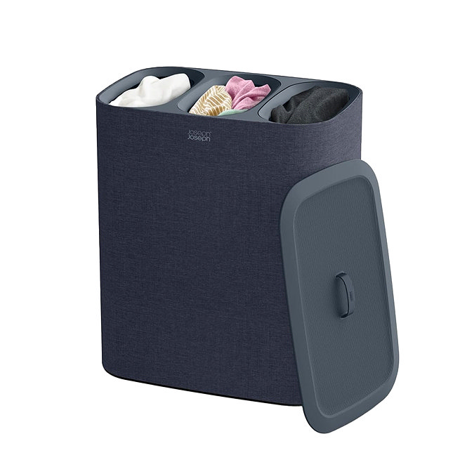 Joseph Joseph Tota Trio 90L Laundry Separation Basket - Black
