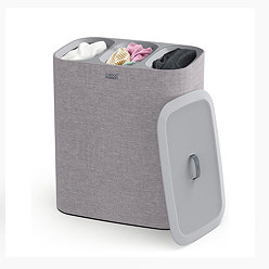 Joseph Joseph Tota Trio 90L Laundry Separation Basket - Grey