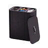 Joseph Joseph Tota Trio Luxe 90L Laundry Separation Basket - Black