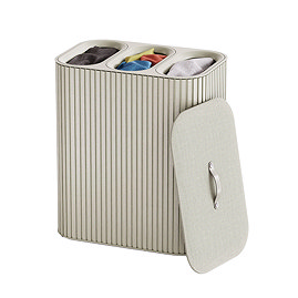 Joseph Joseph Tota Trio Luxe 90L Laundry Separation Basket - Ecru