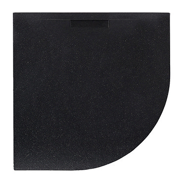JT Evolved 25mm Quadrant Shower Tray - Astro Black  Profile Large Image
