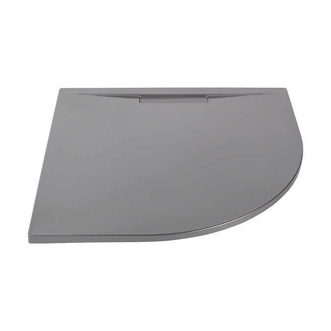 JT Evolved 25mm Quadrant Shower Tray - Mistral Grey  additional Large Image