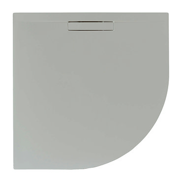 JT Evolved 25mm Quadrant Shower Tray - Mistral Grey  Profile Large Image