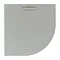 JT Evolved 25mm Quadrant Shower Tray - Mistral Grey Large Image