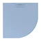JT Evolved 25mm Quadrant Shower Tray - Pastel Blue Large Image
