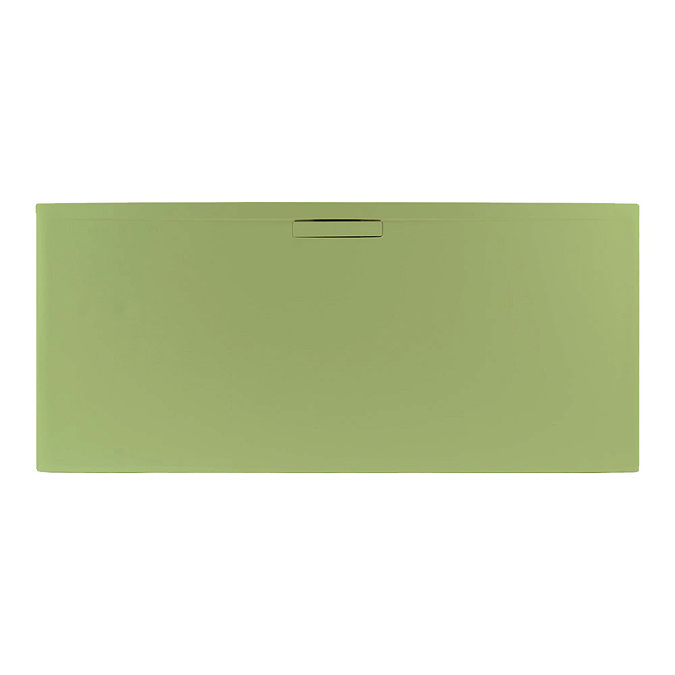JT Evolved 25mm Rectangular Shower Tray - Sage Green Large Image