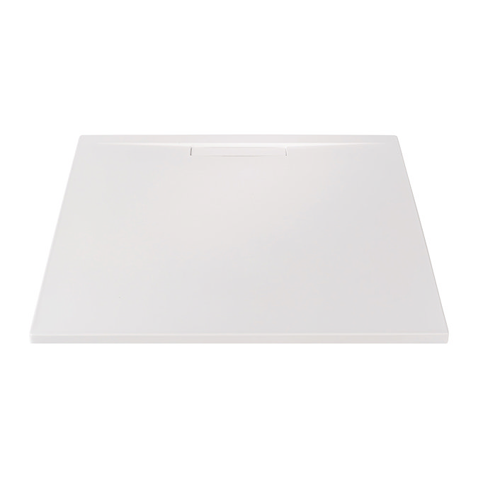 JT Evolved 25mm Square Shower Tray - Gloss White  additional Large Image