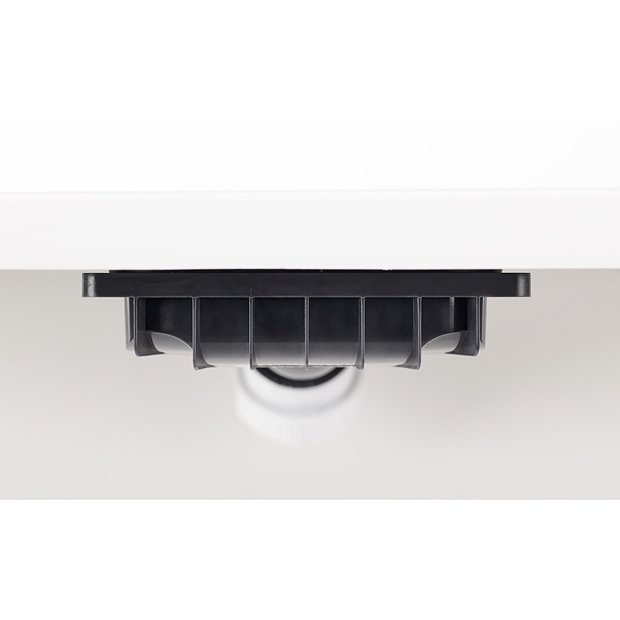 JT Evolved 25mm Square Shower Tray - Gloss White  Standard Large Image