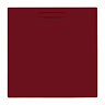 JT Evolved 25mm Square Shower Tray - Malbec Red Large Image