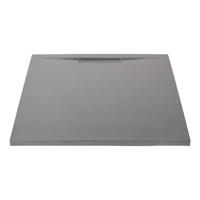 JT Evolved 25mm Square Shower Tray - Mistral Grey additional Large Image
