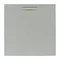 JT Evolved 25mm Square Shower Tray - Mistral Grey Large Image