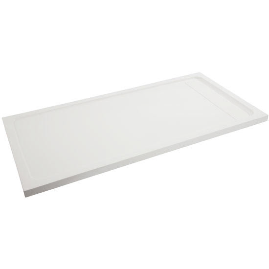 JT Natural - 1200 x 900mm Rectangular Shower Tray - White - S3708 Large Image