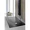 JT Softstone Shower Tray with Colour Matching Grill - White - Various Sizes Profile Large Image