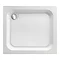 JT Ultracast White Flat Top Square Shower Tray 760 x 760mm Large Image