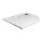 JT40 Fusion Offset Quadrant Anti-Slip Shower Tray with Waste - Right Hand - Various Size Options Lar