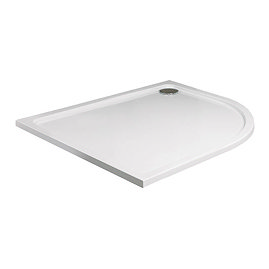 JT40 Fusion Quadrant Anti-Slip Shower Tray with Waste - Various Size Options Large Image