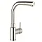 JTP Apco Stainless Steel Single Lever Kitchen Sink Mixer with Pull Out Spray Large Image