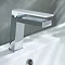 JTP Axel Chrome Single Lever Basin Mixer with Matt White Handle  Feature Large Image