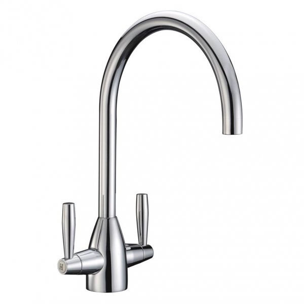 JTP Blink Chrome Dual Lever Kitchen Sink Mixer Large Image