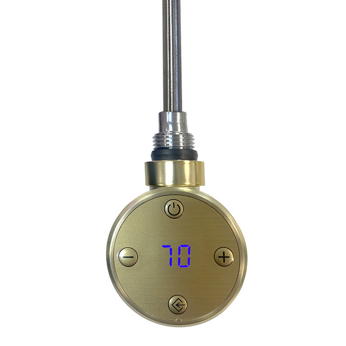 JTP Brushed Brass Electric Thermostat Heating Element