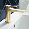 JTP Hix Brushed Brass Single Lever Basin Mixer  Profile Large Image