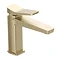 JTP Hix Brushed Brass Single Lever Basin Mixer Large Image