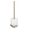 JTP Hix Brushed Brass Toilet Brush & Holder Large Image