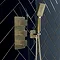 JTP Hix Brushed Brass Twin Outlet Thermostatic Concealed Shower Valve Vertical Feature Large Image