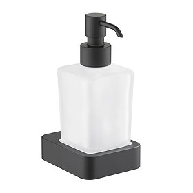 JTP Hix Matt Black Soap Dispenser Large Image