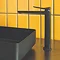 JTP Hix Matt Black Tall Single Lever Basin Mixer  Profile Large Image