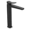 JTP Hix Matt Black Tall Single Lever Basin Mixer Large Image