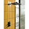 JTP Hix Matt Black Twin Outlet Thermostatic Concealed Shower Valve Profile Large Image