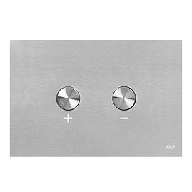 JTP Inox Stainless Steel Pneumatic Flush Plate Large Image